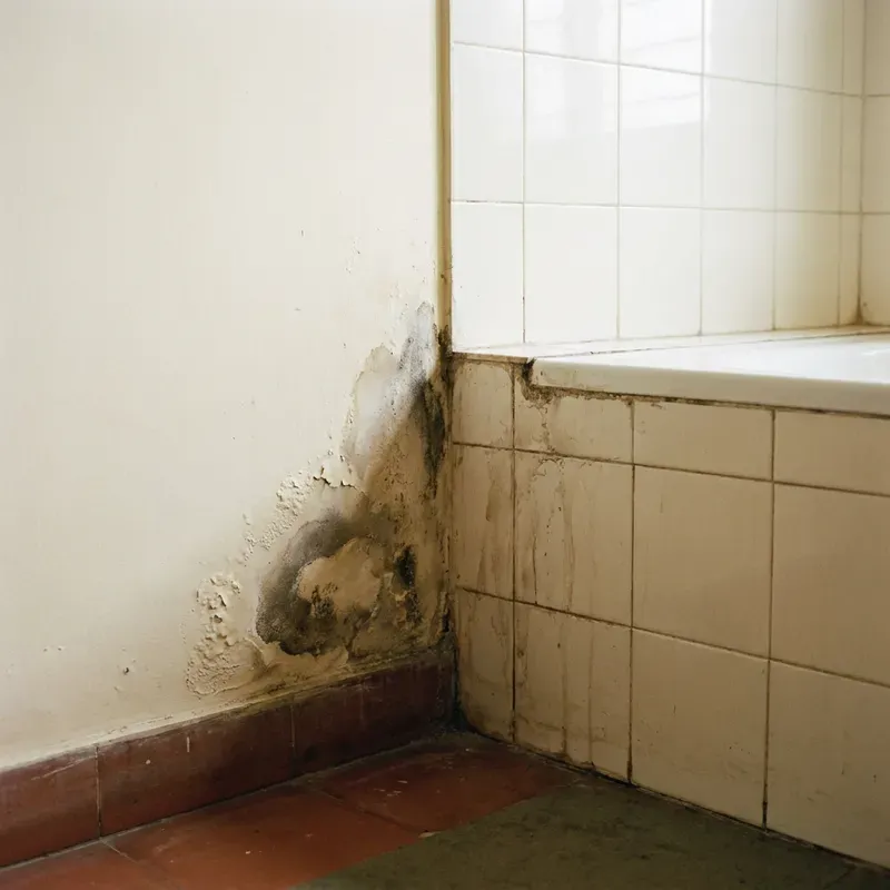 Damp wall or leakage below — Water marks on the next room, ceiling complaints from the apartment below or recurring wet patches need source assessment before a repair is chosen.